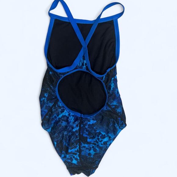 TYR Performance wear swimsuit size 28 Women's Blue/black - Picture 3 of 5